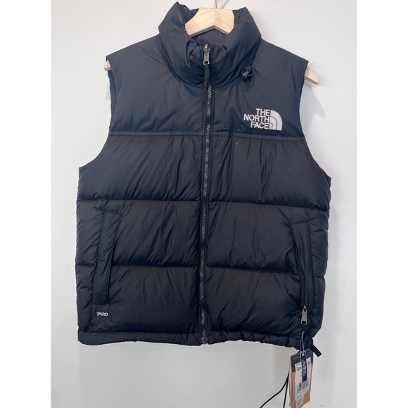 The North Face Womens 1996 Retro Nuptse Vest 700 Fill Black Puffer NEW - Picture 1 of 12